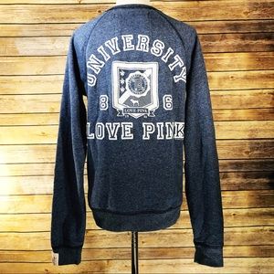 PINK Victoria’s Secret Blue Crewneck Sweatshirt
